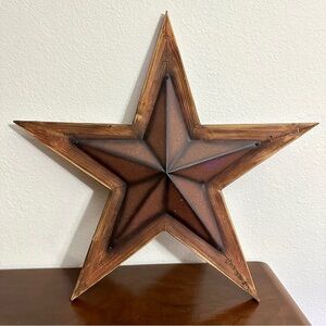 Hobby Lobby Brown Wooden Star Decor